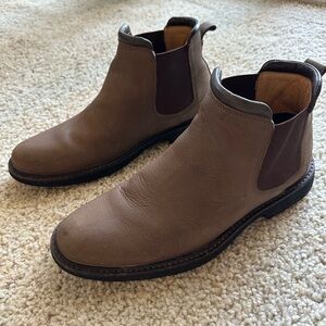 Mens Brown Leather Chelsea Boots